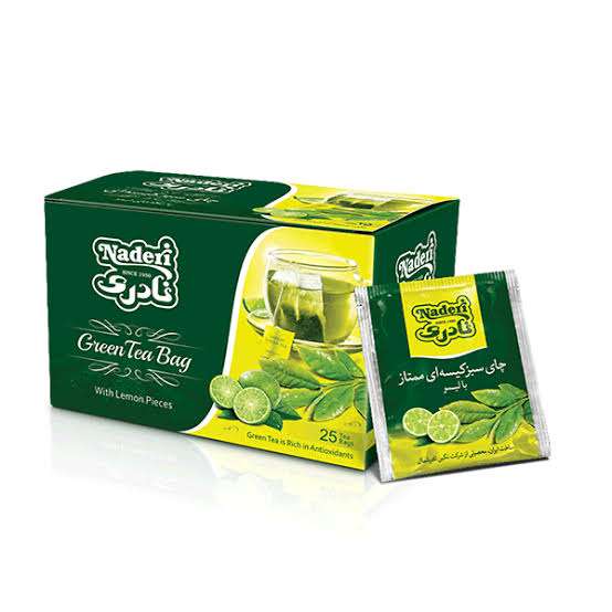 چای سبز کیسه‌ای ۲۵ عددی