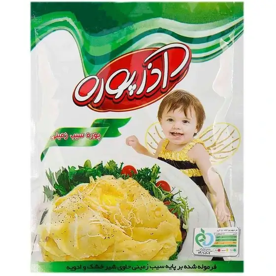 پوره سیب‌زمینی آماده ۱۰۰ گرم